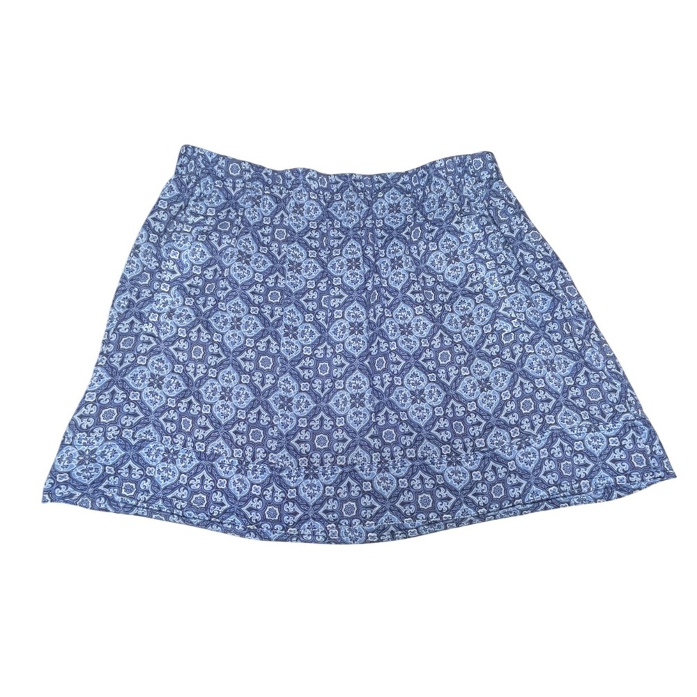 lue Medallion Tile Print Cotton Mini Skirt‎ Pull On J.Crew Women M